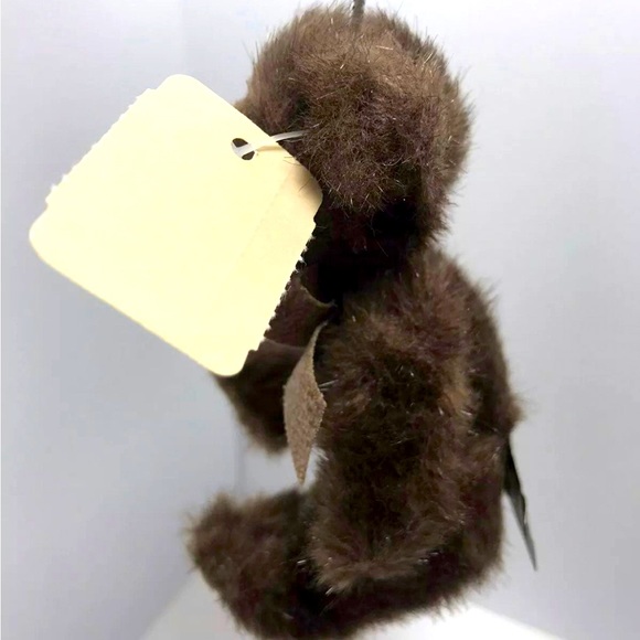 BNWT Bath and Body Works Mini Brown Teddy Bear ornament GREAT GIFT TOPPER - Picture 3 of 6
